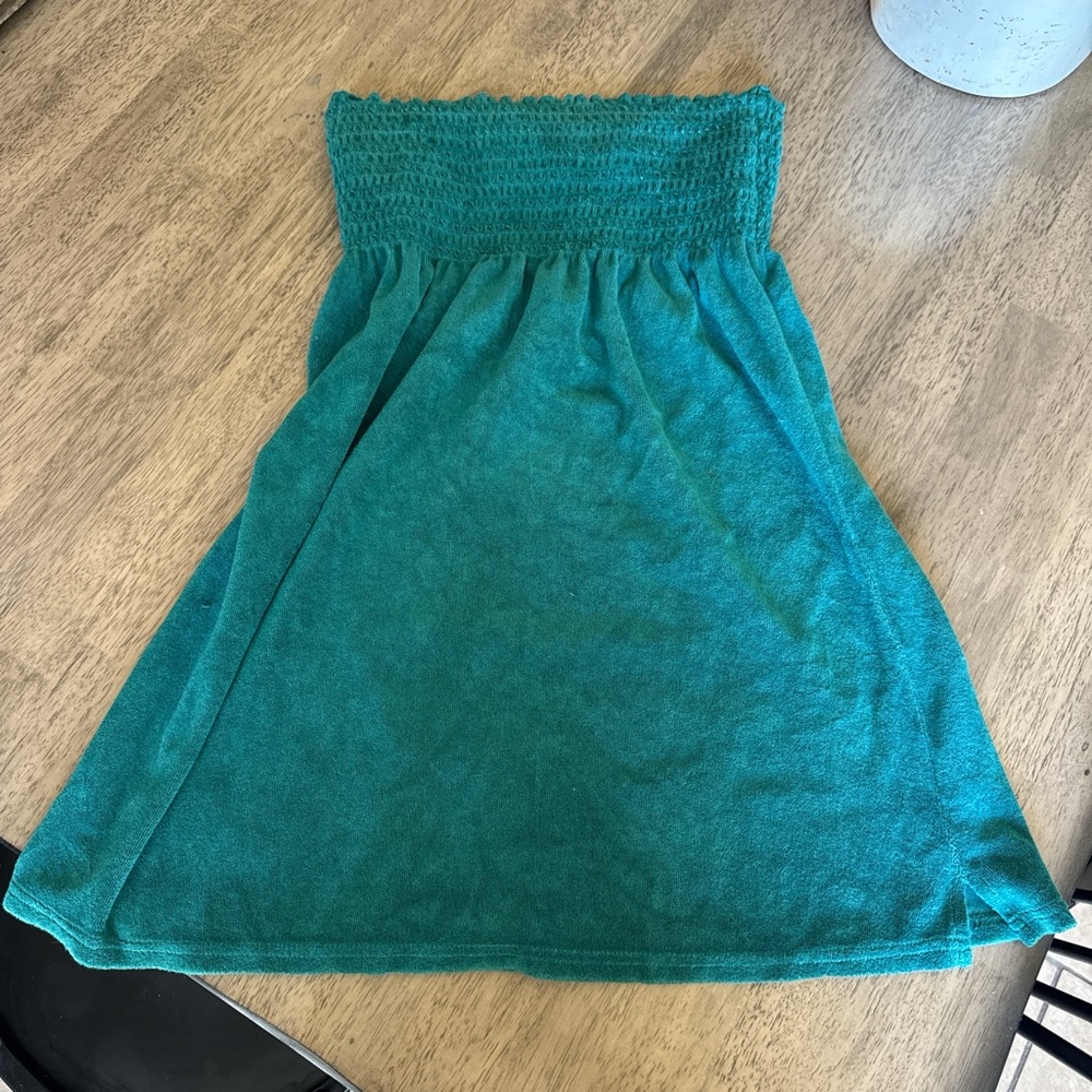 Y2K Terry cloth tube dress